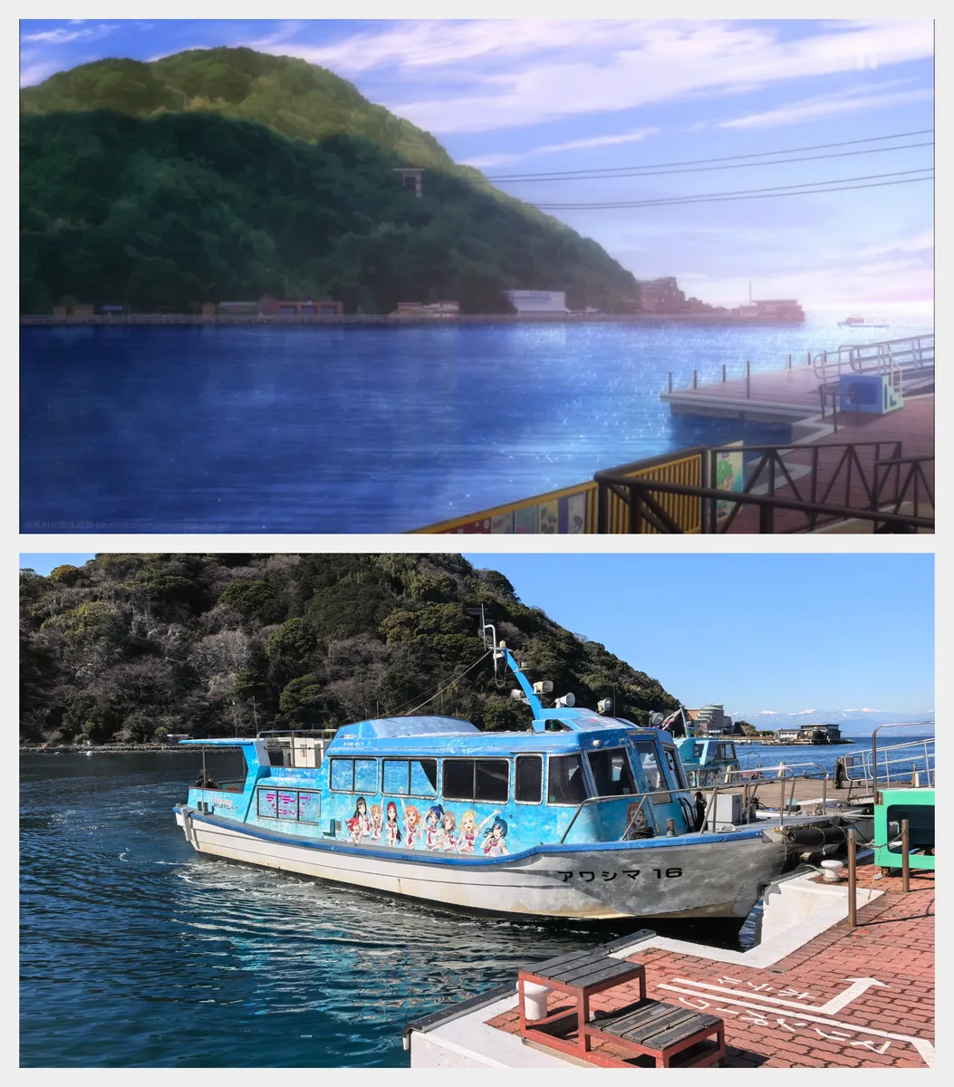 淡岛码头本岛侧